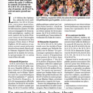 Article du Dauphiné Libéré publié le 14 janvier 2024